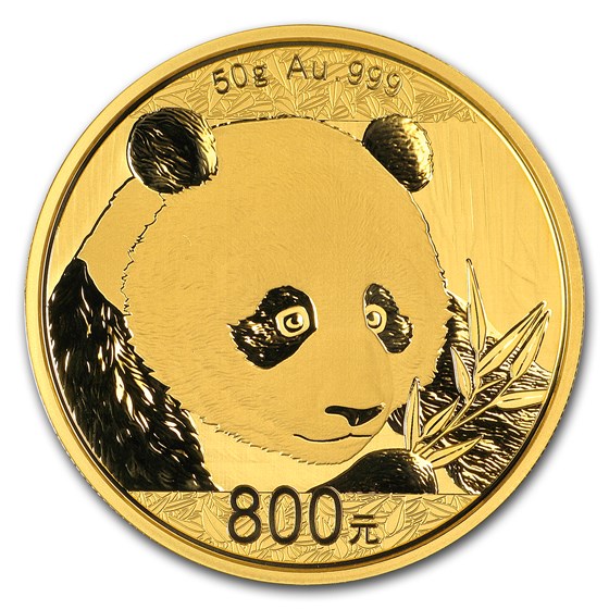 2018 China 50 gram Gold Panda Proof (w/Box & COA) 2018 China 50 gram Gold Panda Proof (w/Box & COA)